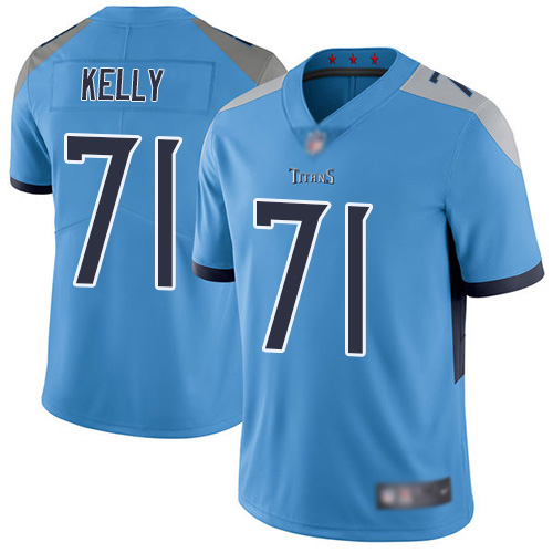 Tennessee Titans Limited Light Blue Men Dennis Kelly Alternate Jersey NFL Football #71 Vapor Untouchable->tennessee titans->NFL Jersey